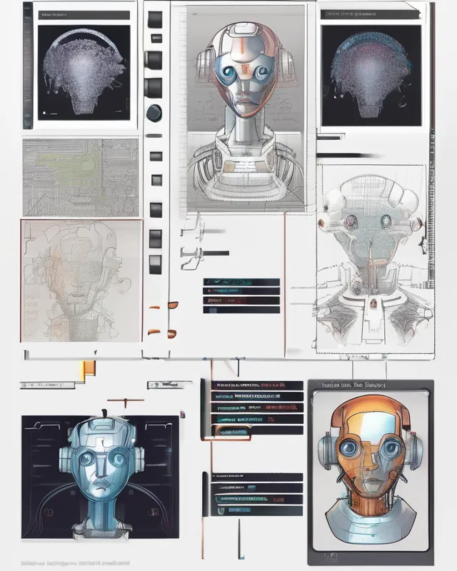 Draw a picture of Artificial intelligencesʼ look