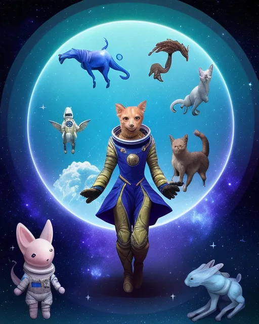 space on a beautiful magical - Free AI Photo Generator - starryai