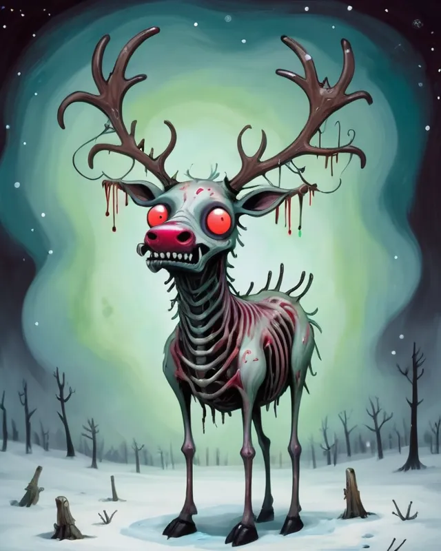 Ghoulish Reindeer