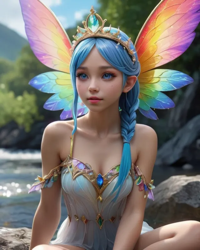 Beautiful Water Fairy Intricately A AI Photo Generator Starryai Beautiful Water Fairy Intricately A AI Photo Generator Starryai