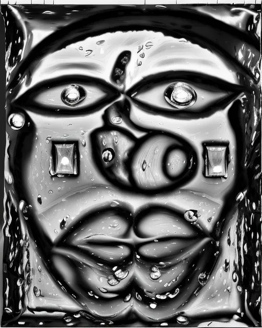 black and white, liquid, rain drops, still motion, reflection 