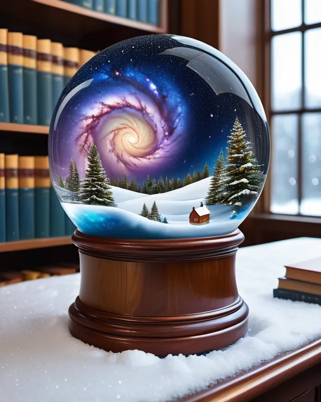 Microbiome: Spiral Galaxy Seen - Free AI Photo Generator - starryai