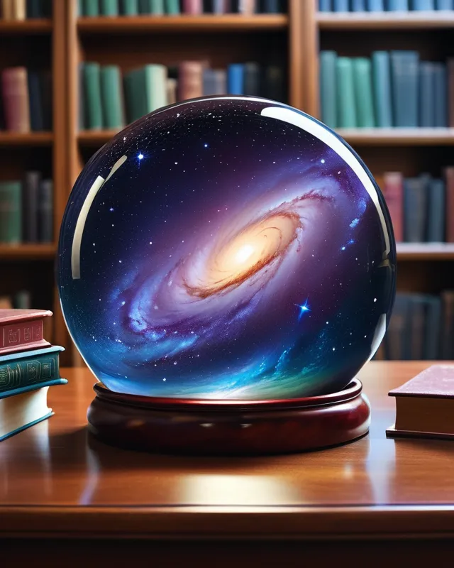 A Galaxy seen edge-on Inside A On - Free AI Photo Generator - starryai