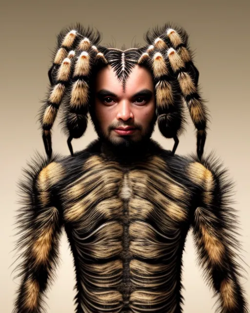 Tarantula Human hybrid - Free AI Photo Generator - starryai