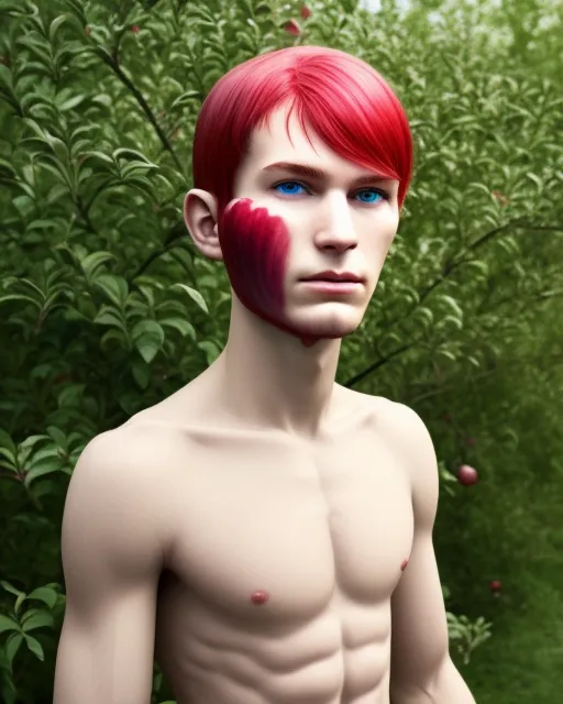 Apple human hybrid - Free AI Photo Generator - starryai