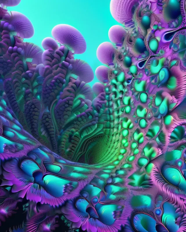 Ultra detailed fractal field, planty - AI Photo Generator - starryai