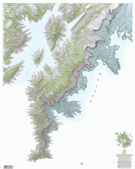 Fantasy world map Hyper detailed - Free AI Photo Generator - starryai