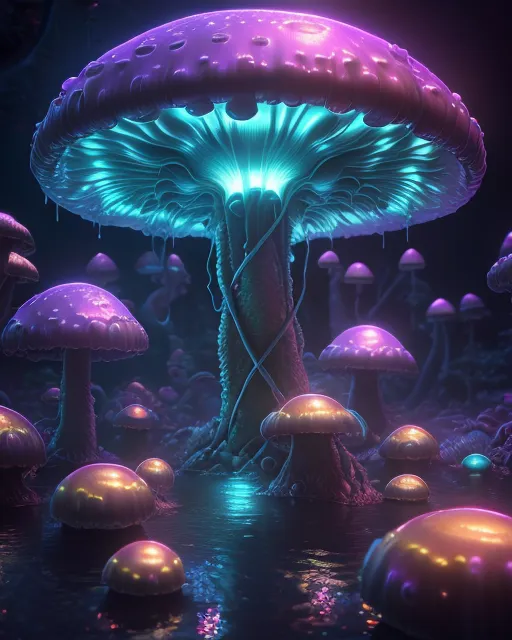 Jelly mushroom - Free AI Photo Generator - starryai