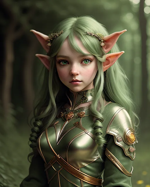 Young elf - AI Photo Generator - starryai