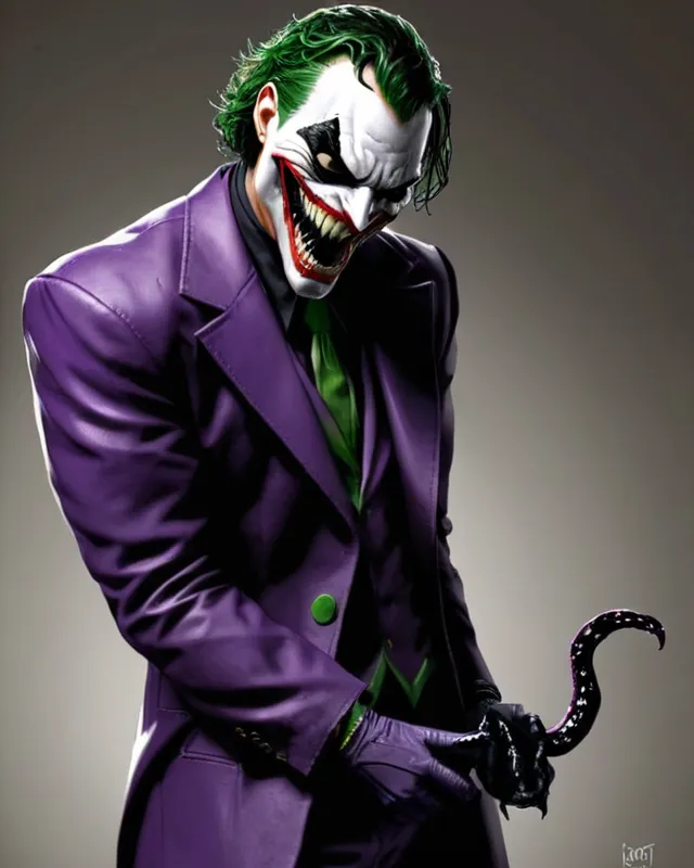 Joker wearing venom 