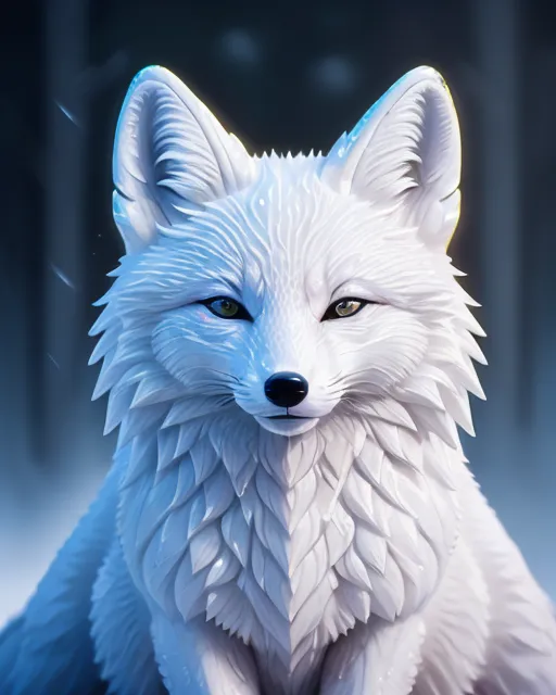 White Fox - AI Photo Generator - starryai