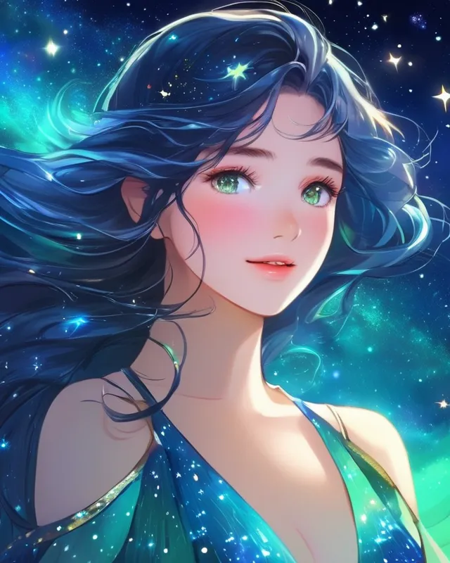 Space Girl - Free AI Photo Generator - starryai