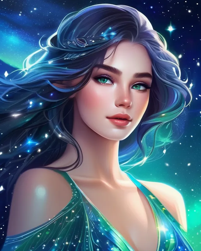 Space Girl - Free AI Photo Generator - starryai