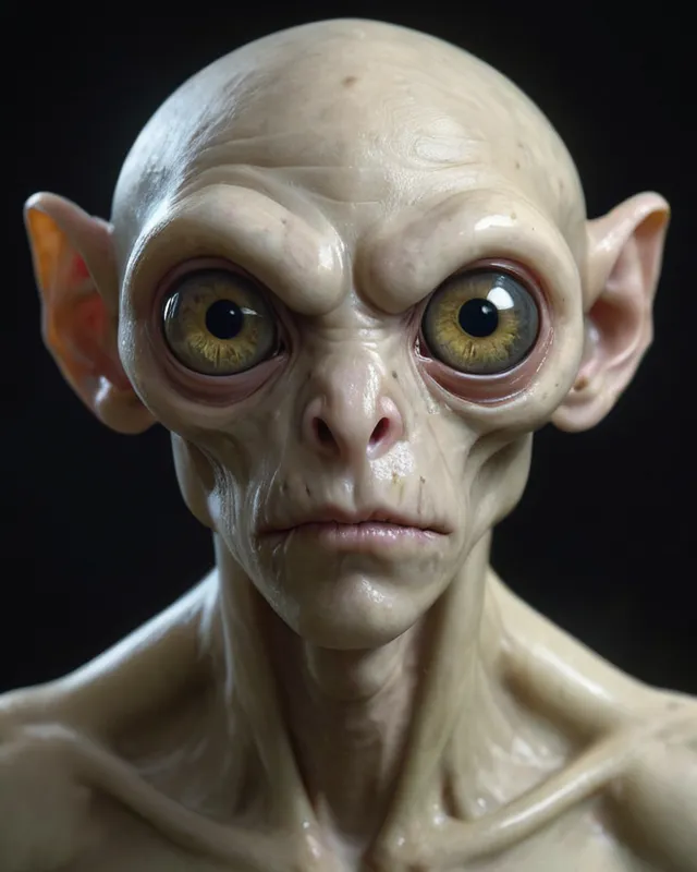 Steve buscemi as Gollum AI Photo Generator starryai