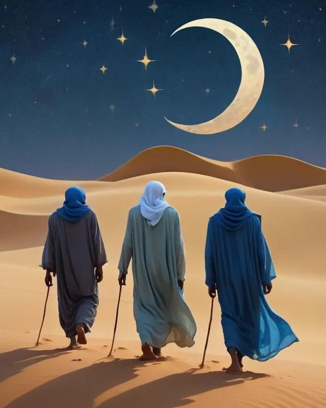 ArtStation - Wise men in a desert