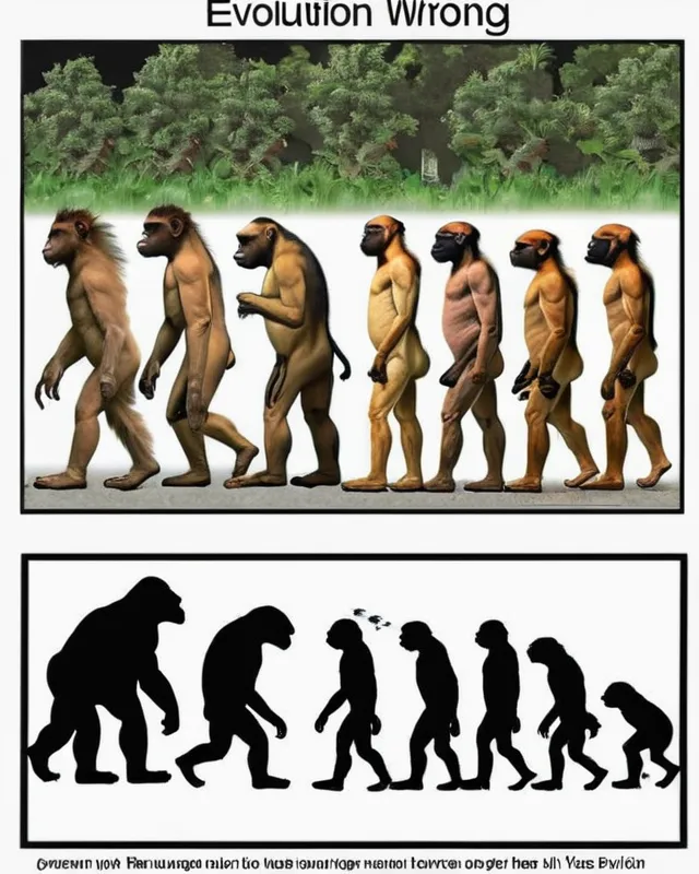Evolution gone wrong - Free AI Photo Generator - starryai