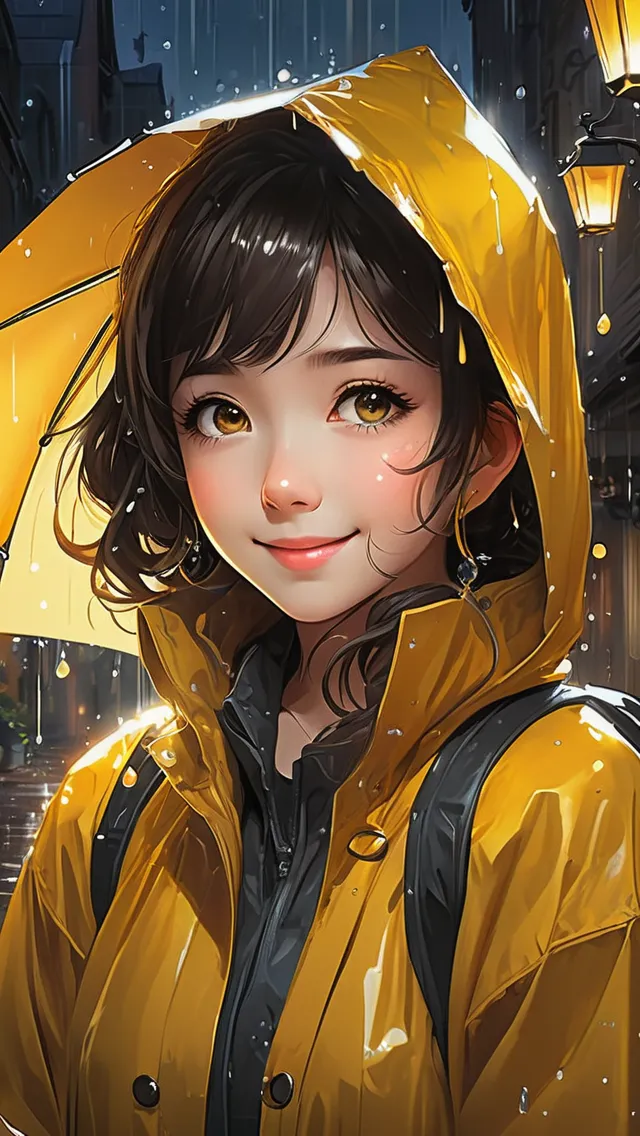 Cute Yellow Raincoat, Anime Handwork, Statue, Model, Desktop Decoration,  Hot Anime Character Handwork - Temu Malta