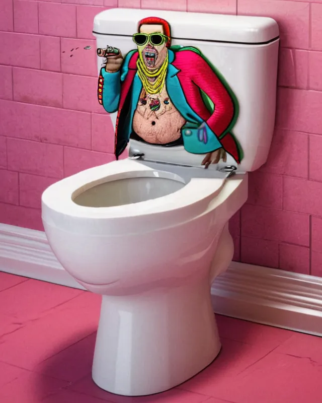 Skibidi toilet gucci Bob esponja gucci