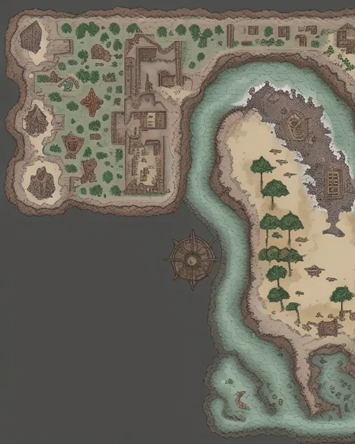 Fantasy Map Hyper detailed - Free AI Photo Generator - starryai