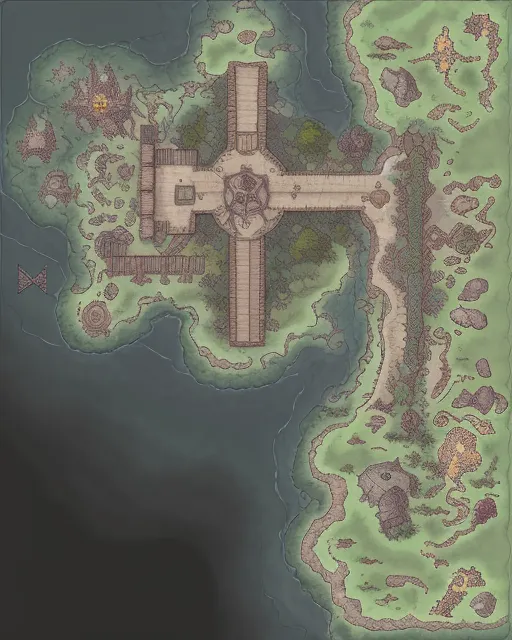 Fantasy Map Hyper detailed - Free AI Photo Generator - starryai