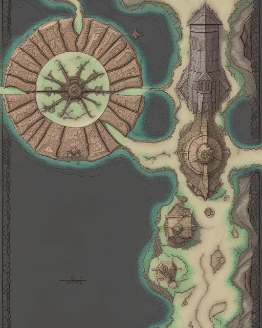 Fantasy Map Hyper detailed - Free AI Photo Generator - starryai