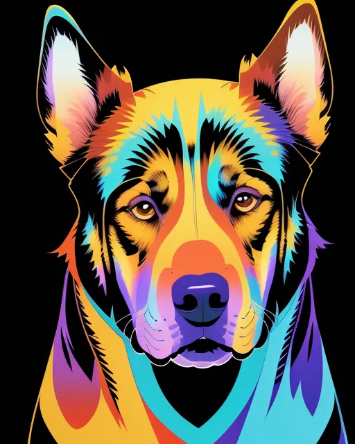 Crowned mixed eclectic dog Made - Free AI Photo Generator - starryai
