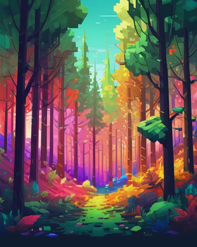 ColorfulPixel forest