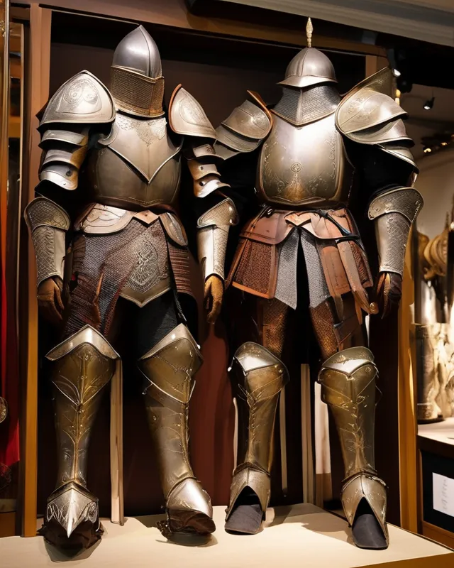 Fantasy Medieval Magical Armors, - Free AI Photo Generator - starryai