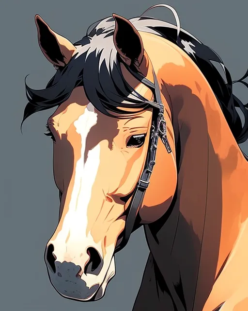 A horse