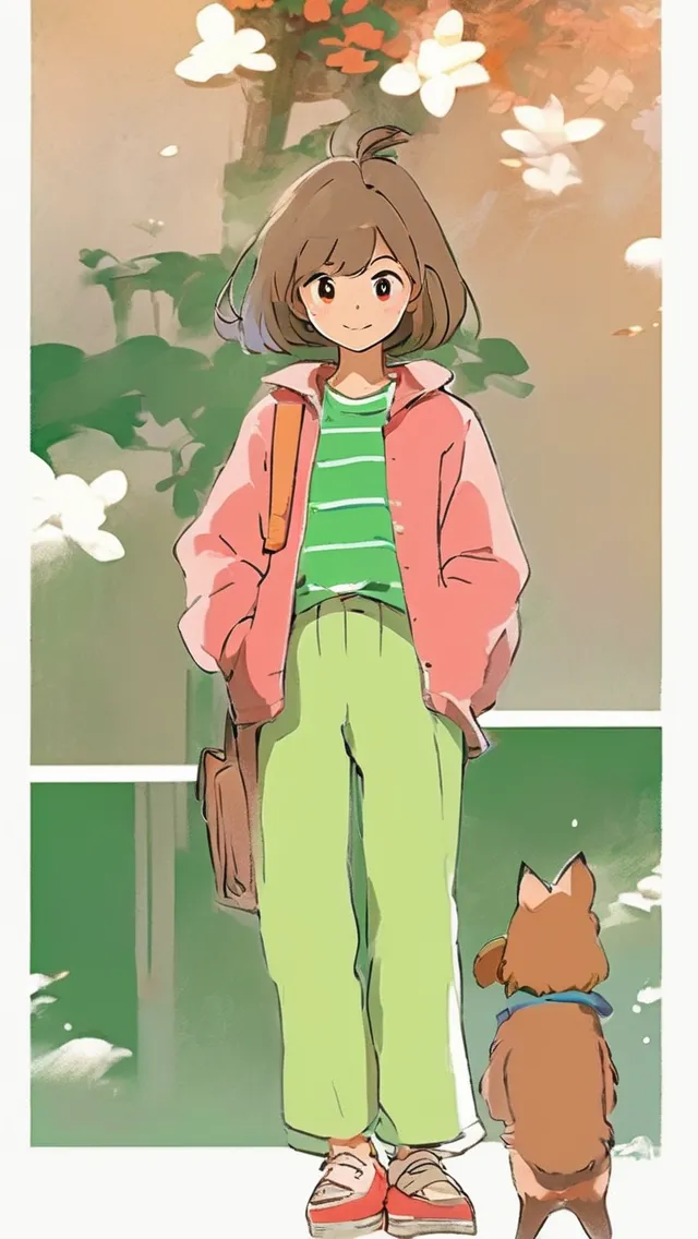 Chara Dreemur from Undertale reimagined in Studio Ghibli artstyle