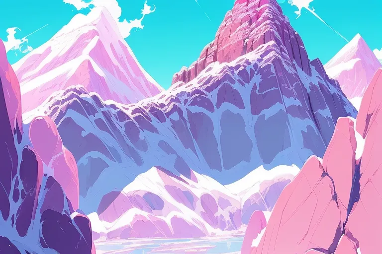 Rugged Peaks - Free AI Photo Generator - starryai