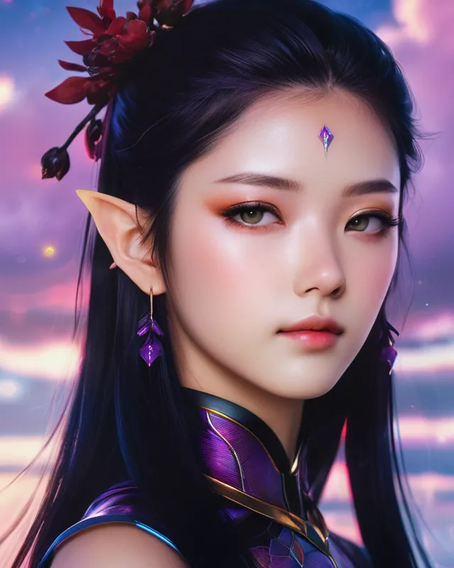 , anime character, detailed, - Free AI Photo Generator - starryai