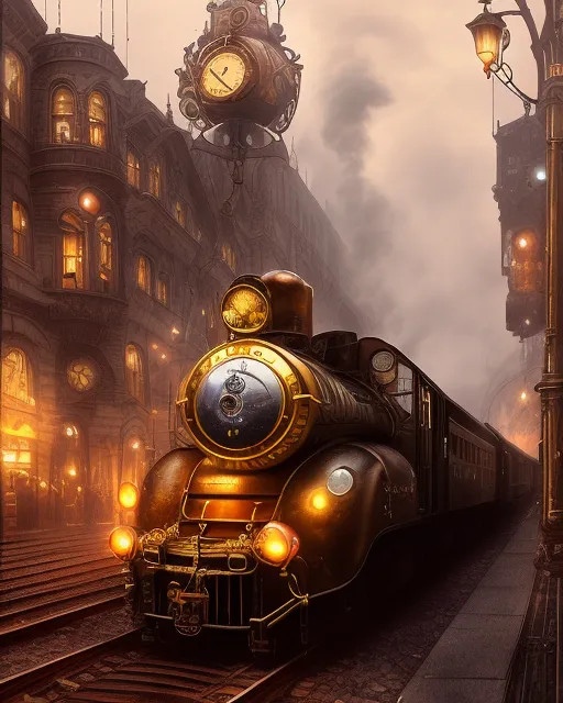 Steampunk train