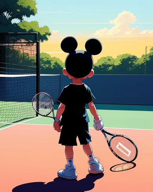 Mickey mouse with tennis hotsell racket hoodie