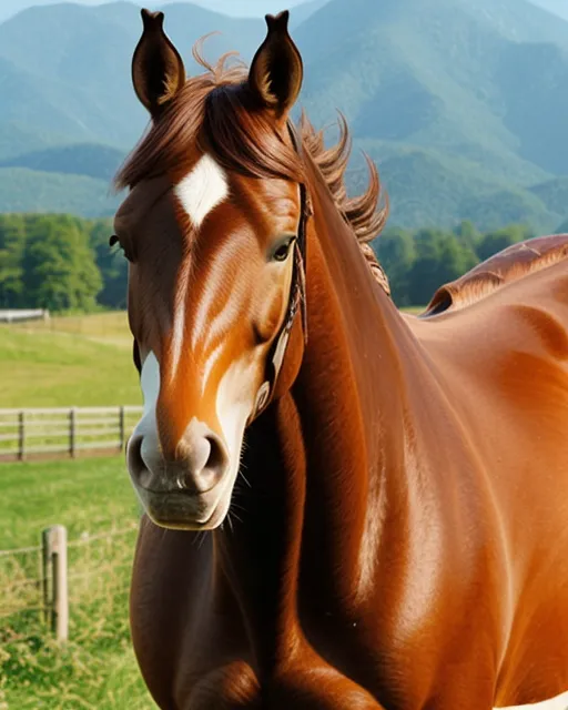 brown horse and girl