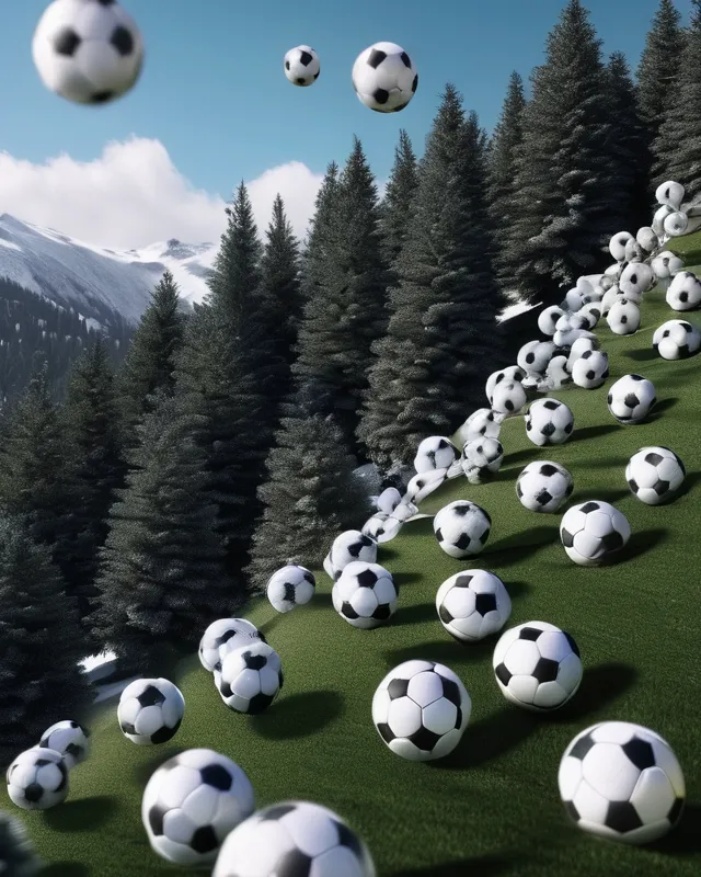 Soccer Ball Avalanche!