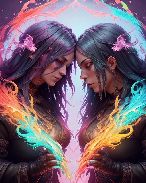 Love love - Free AI Photo Generator - starryai