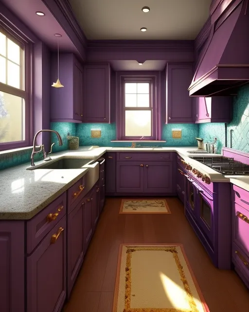 Little mermaid inspired kitchen