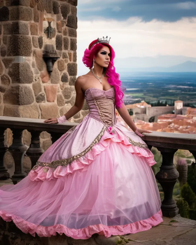 Pink Gypsy Wedding Dresses