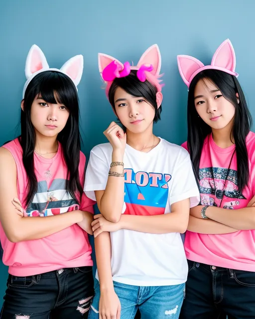 Cat Ears - Free AI Photo Generator - starryai