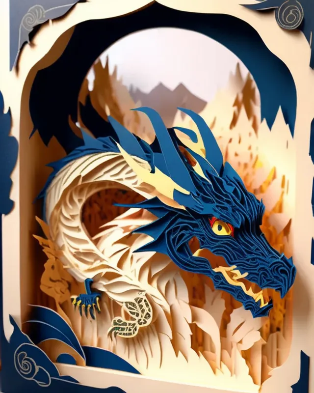 lightning dragon - Free AI Photo Generator - starryai