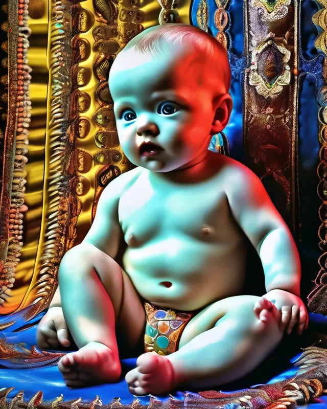 High Relief,Full body image of a malevolent mannequin baby,Fanquare colorful fine Bone china oil paint effect,simultaneous contrast,Horror ultra wide angle,marbling effect,supernatural piercing eyes,worm's eye-view,photography, fantasy by john stephens, galen rowell, david muench,james mccarthy,hirō isono, realistic surrealism, elements by nasa, magical,detailed, gloss,hyper realism,fluorescent undertones,Bailey's beads effect,neon tapestry,atmospheric cinematic luminescent reflecting dappled light,ultra realistic,intricate details,cinematic irredescent ,4k,cinematic incandescent,detailed