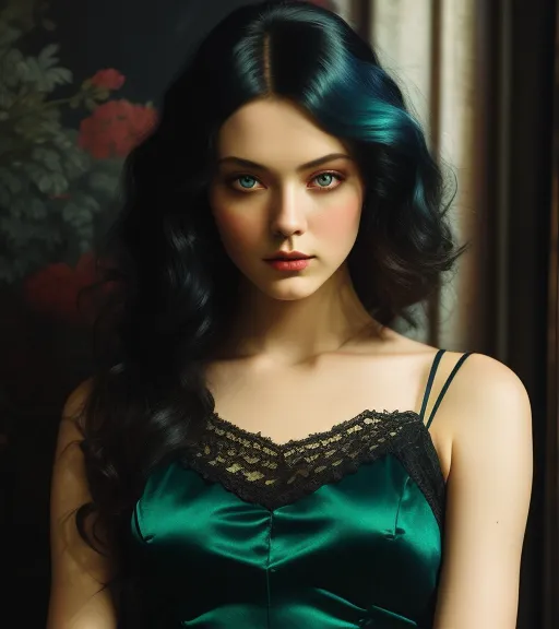 Portrait a Young Woman based on - Free AI Photo Generator - starryai