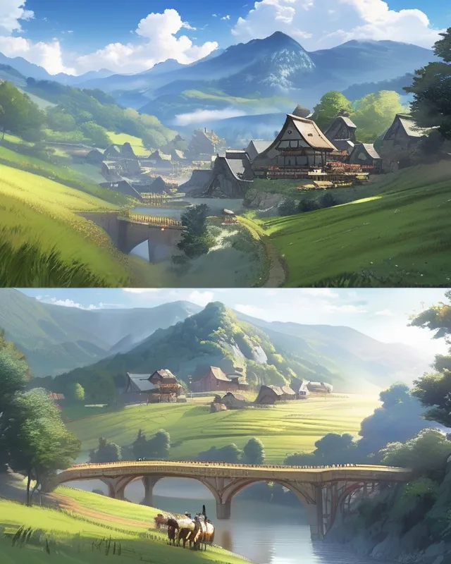 European medieval fantasy setting - Free AI Photo Generator - starryai