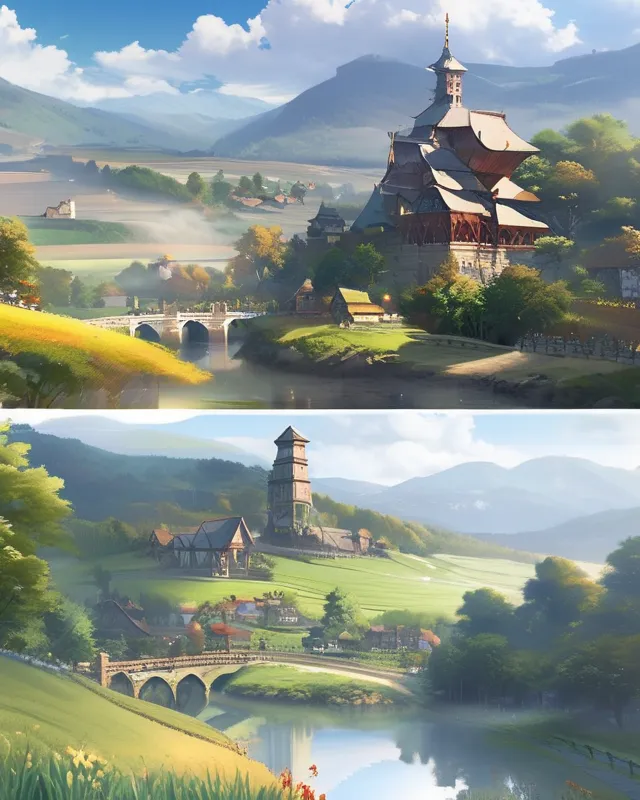 European medieval fantasy setting - Free AI Photo Generator - starryai