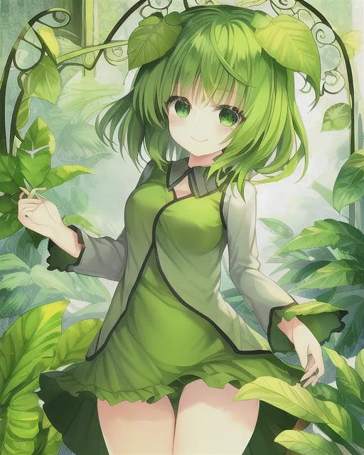 Plant girl - AI Photo Generator - starryai