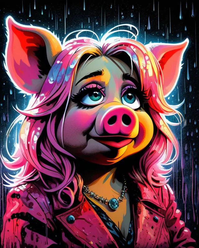 Ms Piggy - AI Photo Generator - starryai