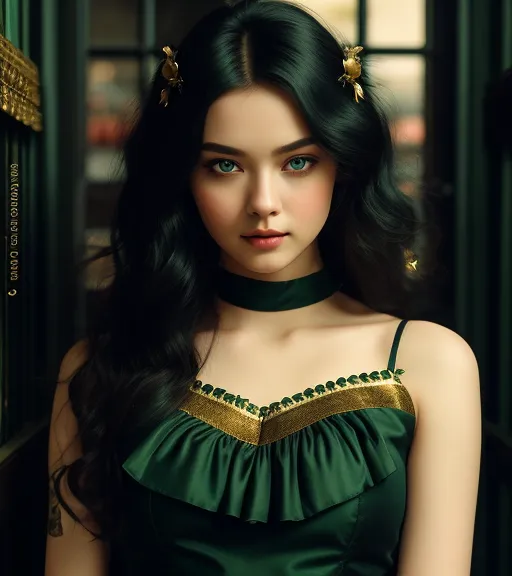 Portrait a Young Woman - Free AI Photo Generator - starryai