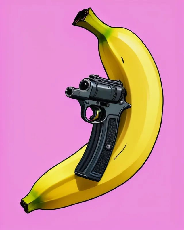 banana with a gun, Pop Art