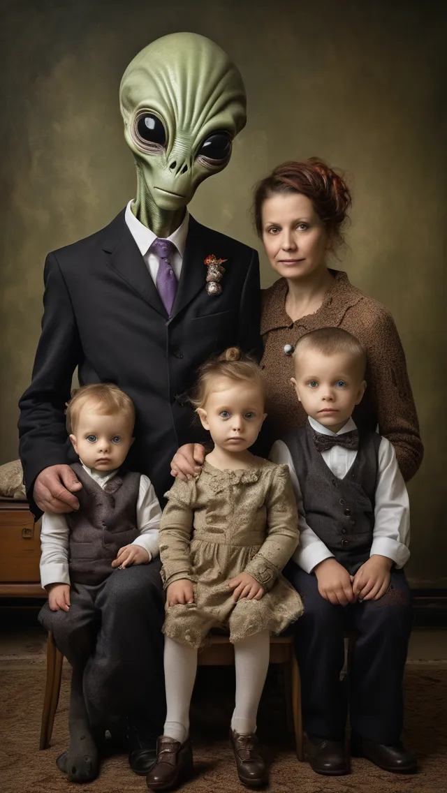 A Mixed Race Family Photo, by Bill Gekas